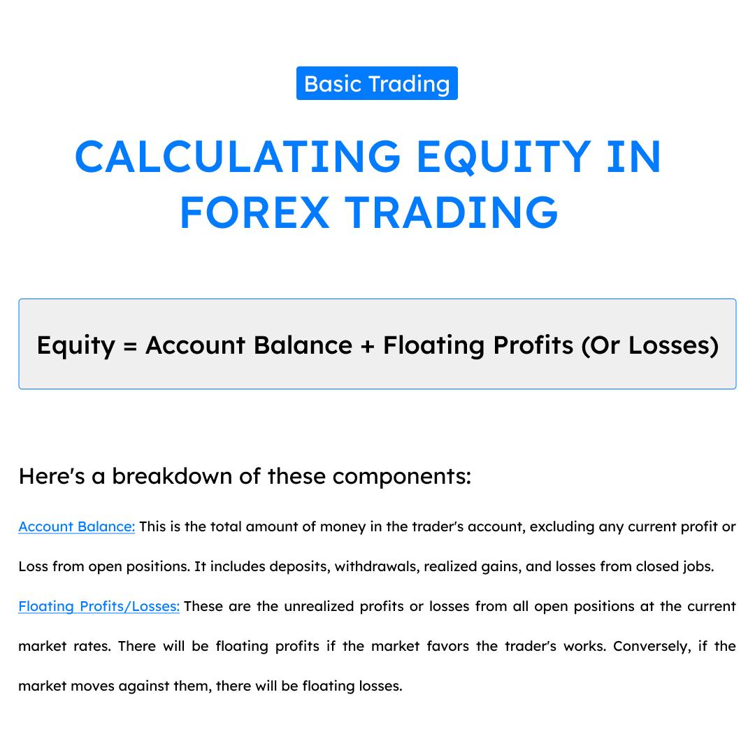 Calculating Equity in Forex Trading